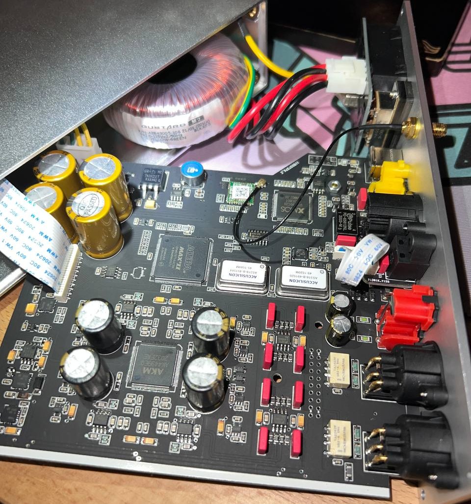 Picture of the PCB in the Gustard A18